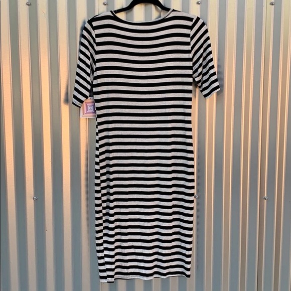 NWT Lularoe Striped Julia Dress Small - Picture 8 of 8
